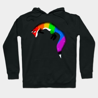 Rainbow Fox Hoodie